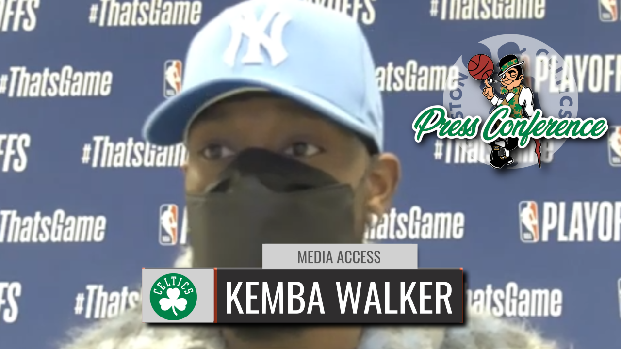 Kemba Walker Game 2 Postgame Interview Celtics vs Nets CLNS Media