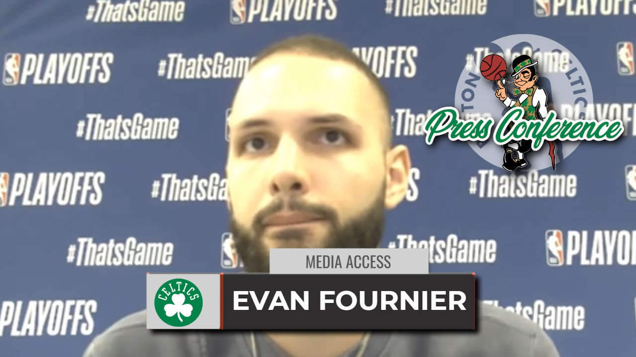 Evan Fournier Game 2 Postgame Interview Celtics vs Nets CLNS Media