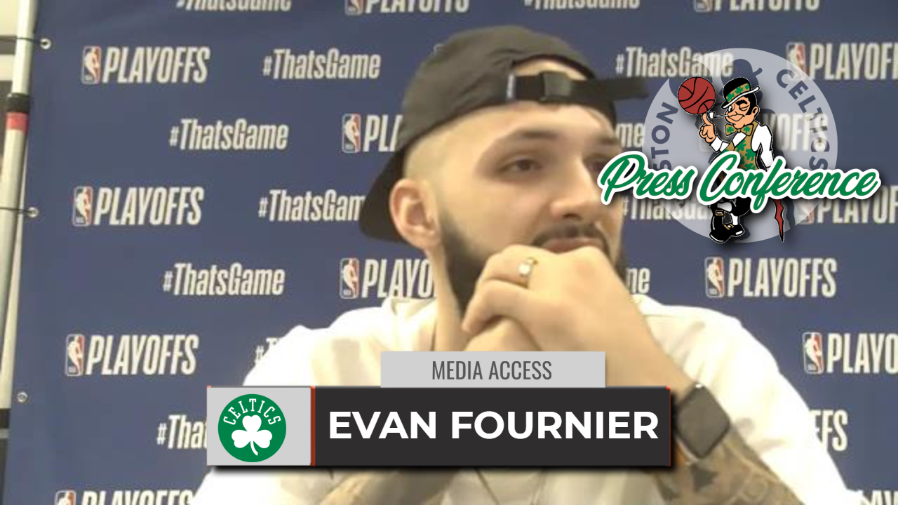 Evan Fournier Game 5 Postgame Interview Celtics vs Nets CLNS Media