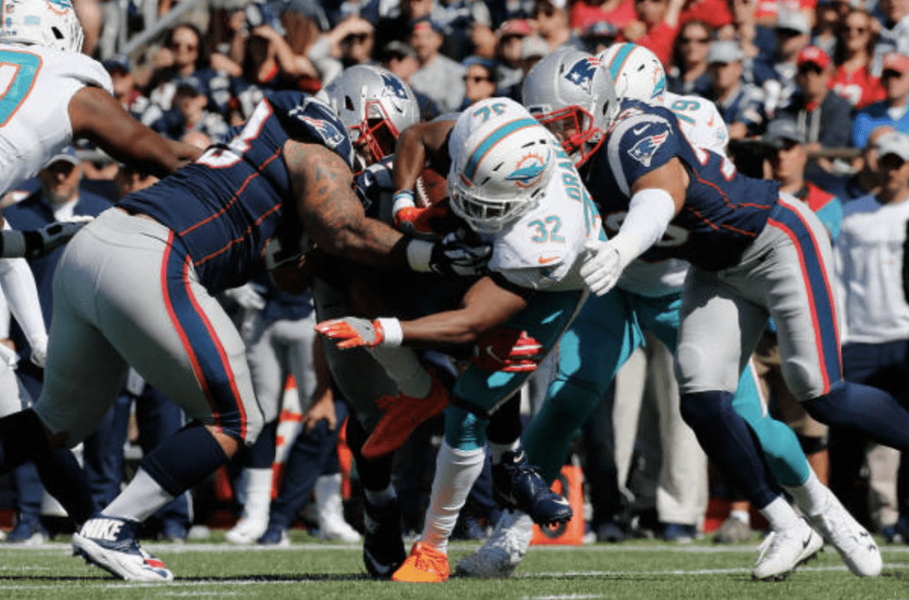 Patriots Get Physical In Demolition of Dolphins