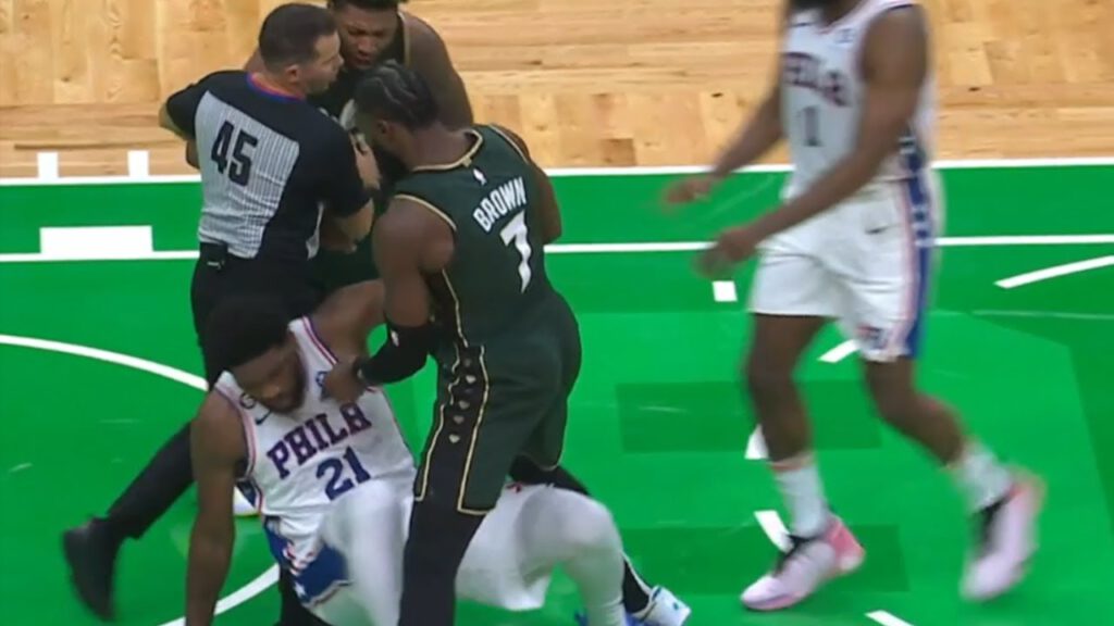 Marcus Smart Appreciated Jaylen Brown Confronting Joel Embiid
