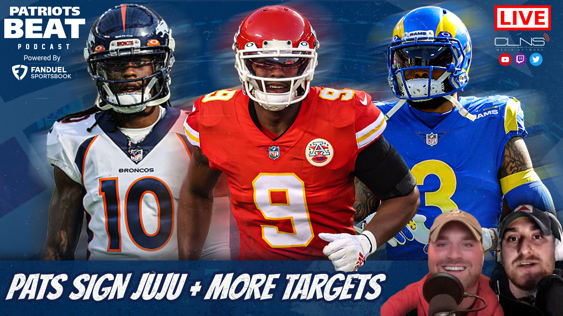 New England Patriots Signing JuJu SmithSchuster CLNS Media