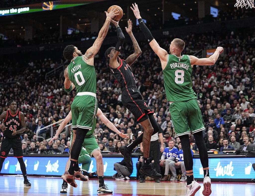 Celtics Unleash Unique Zone Again in Third Quarter Win Over Raptors