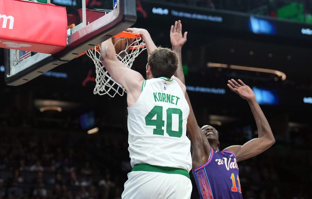 Luke Kornet Thrives in Celtics Win vs Suns but Can He Play Double Big?