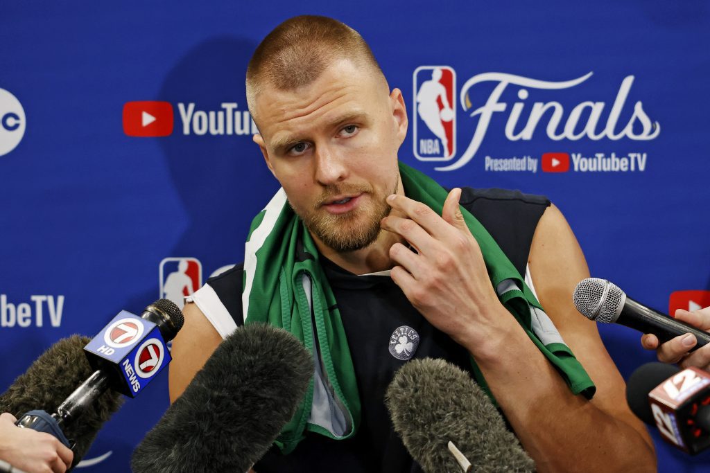 Kristaps Porzingis Active for Celtics-Mavericks NBA Finals Game 1