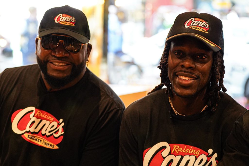 David Ortiz and Jrue Holiday Talk Celtics championship and Olympics at Cane’s