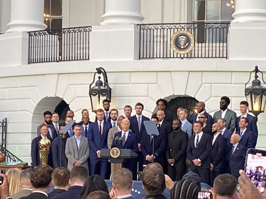Celtics Mostly Steer Clear of Politics Attending White House Visit in Full