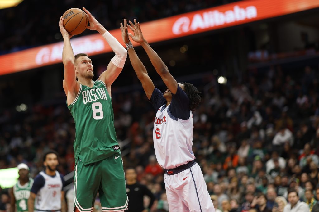 Kristaps Porzingis Hurt as Celtics Thwart Another Fast-Pace Wizards Effort