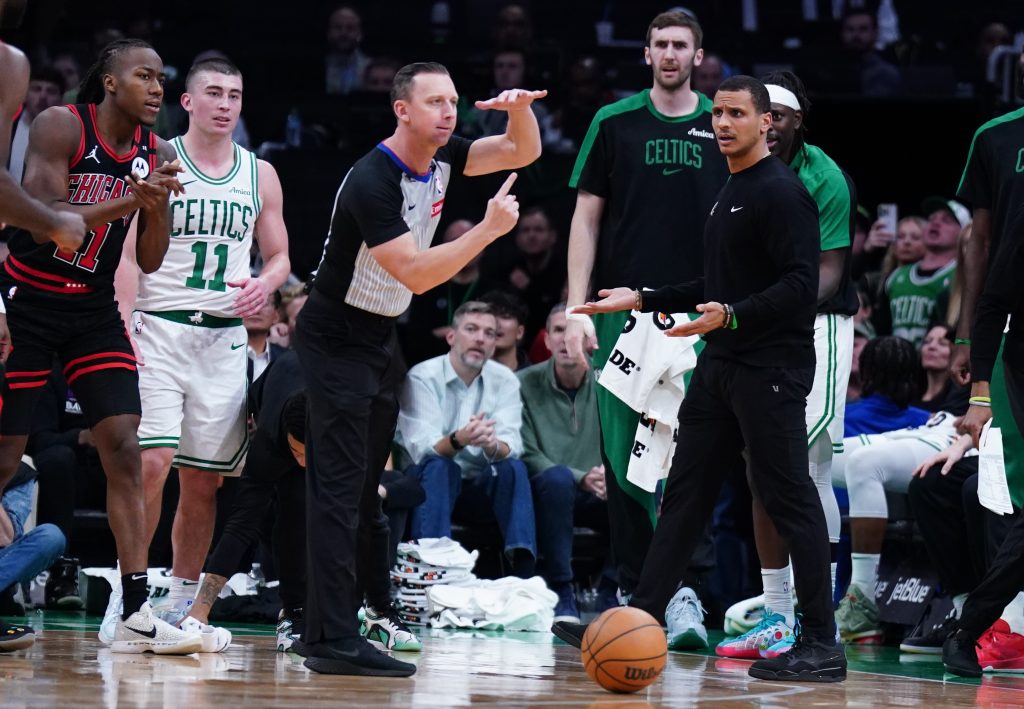 Joe Mazzulla Storms Floor After Emotional Celtics Loss to Bulls