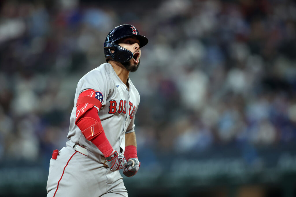 Abreu Slams 2 Home Runs as Red Sox Defeat Rangers 5-2 on Opening Day