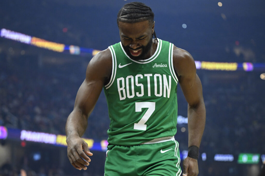 Jaylen Brown Receives Pain Killing Injection in Troublesome Right Knee Ahead of Playoffs